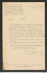 k.k. naturhistorisches Hofmuseum, Intendanzakten 1885-1896 (Hauer), Aktenzahl Z.712/1892, Seite 1